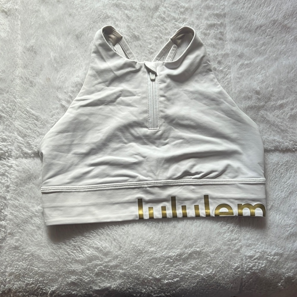 High-neck zipper Energy Bra